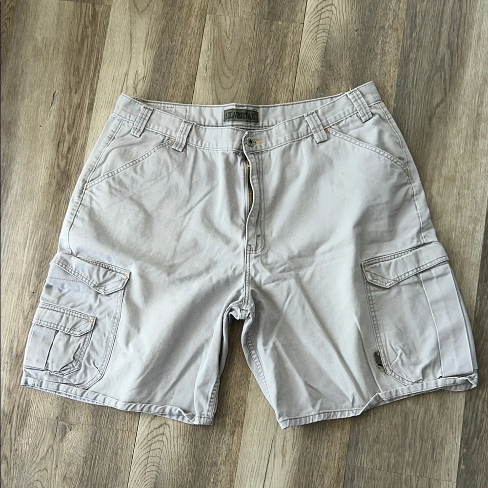 Men's Grey Levi’s SilverTab Cargo Shorts Size 40